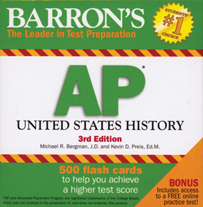 AP* UNITED STATES HISTORY FLASH CARDS