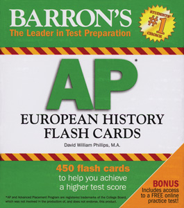 AP* EUROPEAN HISTORY FLASH CARDS