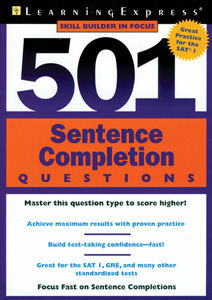 501 SENTENCE COMPLETION QUESTIONS