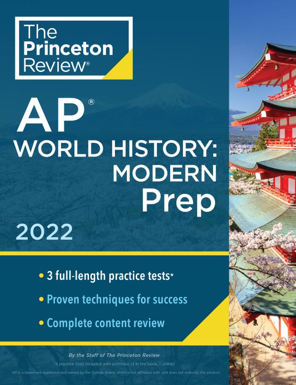 PRINCETON REVIEW AP WORLD HISTORY: MODERN PREP, 2022